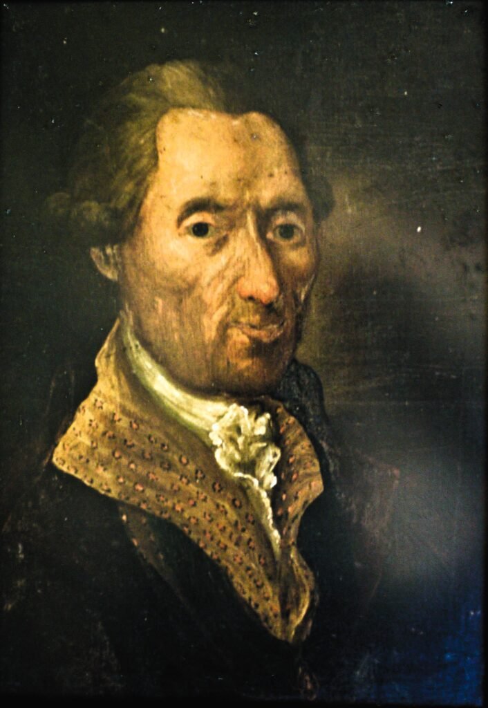 Johan Kuhlman (1738-1806). Tableau "perdu" à Marseille lors du rapatriement de Simone Kuhlman en 1960.