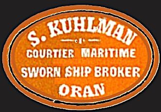 logo de la société Kuhlman à Oran 1875