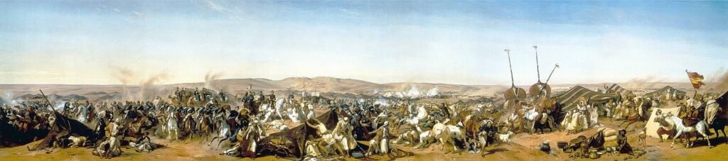 la prise de la Smala d'Abd el Kader par Horace Vernet 1843