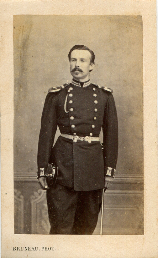 Arnold Kishur Oran le 14 jan 1869 Officier Suédois au 2e Zouave